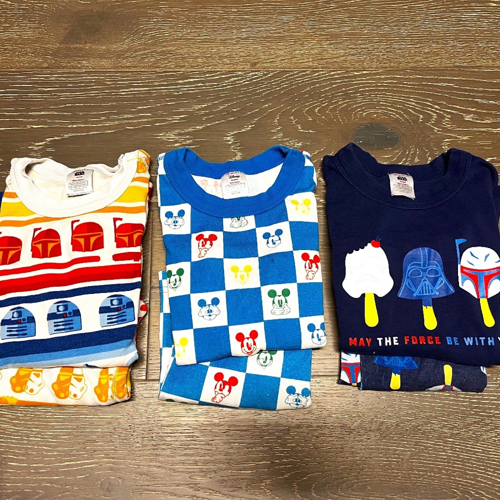 Hanna Andersson Disney short john pajamas